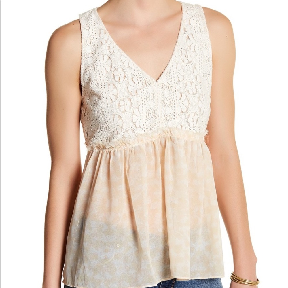 Melrose and Market Lace Bodice Tank